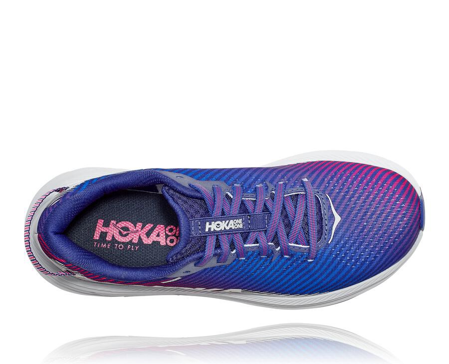 Tenis Hoka One One Mujer Azules/Blancos - Rincon 2 - ZLIS58467